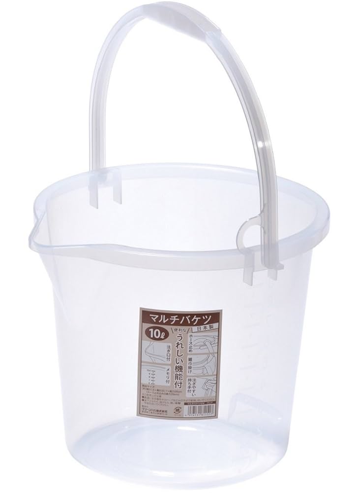 Amazon｜グリーンパル(Green Pal) マルチバケツ 10L クリアー